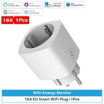 WiFi 스마트 소켓 스마트 플러그, Eu 플러그, 16A-1개