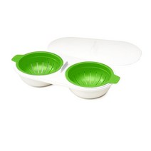 계란찜기 계란삶는기계 맥반석 전자 레인지 에그 포아셔 식품 학년 조리기구 더블 컵 보일러 주방 Steamed, 02 Astyle-GN