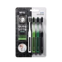 메디안 [무료배송]메디안 대나무숯담은칫솔(4입), 4세트
