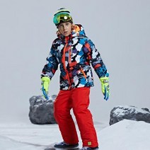 어린이 의류세트 남아 여아 키즈 스노우 보드복 스키복 방수 재킷 바지 키즈 어린이 방한복