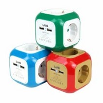 RT LUG-KSG-04U-1.5sq 1.5m 2포트 usb 멀티탭 아이언, 단품, 단품