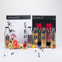 술판다 담금주 키트 500ml 2구 선물세트, 국화/장미