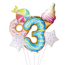 아크릴원통 아크릴 도넛 스탠드 투명 베이글 홀더 디저트 테이블 웨딩 생일 치료 디스플레이 1 개, 24 Balloon 3 6pc