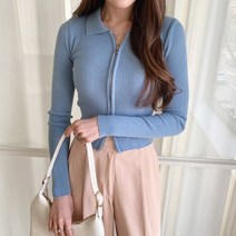 겟잇미 벨베프 데일리 골지 카라 집업.겟잇미