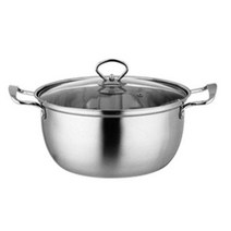 찜기 슈퍼두꺼운 업그레이드타입 국찜통 스테인레스 홑겹 2층 찜냄비 국냄비 우유냄비 죽냄비 16-26cm, T01-18cm강철 귀 두개손잡이 싱글낮음, C01-통용