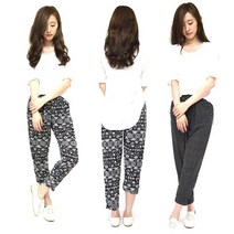 스판고무줄바지/ 아이스 9부 쿨팬츠/ 시원한여름바지/