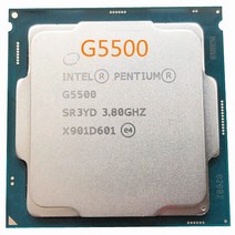 인텔 펜티엄 G5500 3 8 GHz 듀얼 코어 쿼드 프로세서 4M 54W LGA 1151, 한개옵션0