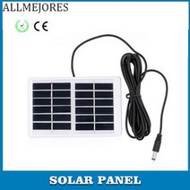 allmejores 태양 전지 패널 6v 1.2w 비상 조명 충전 다결정 태양 전지 패널 충전기 rosh ce 인증서