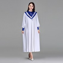 성가대복 성가대가운 찬양 현대 의류 크리스찬 교회 합창단 성자 의상 여성 성직자 가운 시 클래스 서비스 수녀 노래 AliExpress, design 3+M