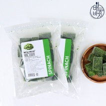 웰프레시 냉동 시금치 1kg 2봉, 1개