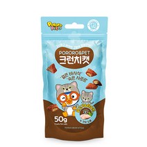 뽀로로 크런치캣 고양이 눈건강관리 닭고기타우린 50g, 단품
