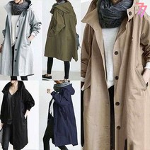 77우먼스 여성 후드야상자켓 봄 가을 데일리 아우터 자켓 롱자켓 후드 야상 빅사이즈 99++ 데일리룩 데이트룩 이월 이월상품 [리현커머스]