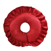 러빙랩 안면베개 안면쿠션 경락베개 자국방지 쿠션 베개 마사지쿠션, 레드, 1개