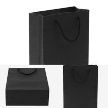 쇼핑백 10P세트(13X19CM) (블랙) 쇼핑백맞춤 작은종이가방 작은쇼핑백