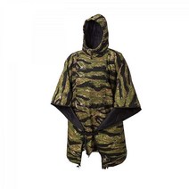 HelikonTex Swagman 롤 밀리터리 판초 부시크래프트 라인 다목적 레인 판초 및 비상 생존 군용 장비 우비 담요 재킷 (블랙) 가성비 추천 미국직구