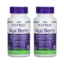 Natrol 나트롤 아사이베리 추출물 500mg 75정 베지캡슐 2개