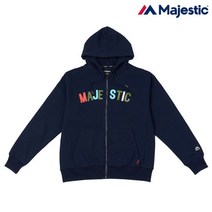[마제스틱] ML183UCAZT008 컬러 그래픽 후드집업, 제품:마제스틱 ML183UCAZT008 후드집업 / 사이즈:(110)