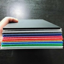 단프라시트 정전기방지 플라베니아 밀도높은 pvc 플라스틱 골판지, D. 화이트 5mm 1m x 1m 5개