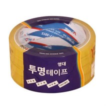 영대투명4절테이프(12mmx25m), 10개