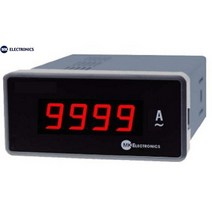 9999 표시레인지 AC 5A까지 측정 지시형 디지털 판넬메타 교류전류계 CA-132A, DC12V~24V, 100mV
