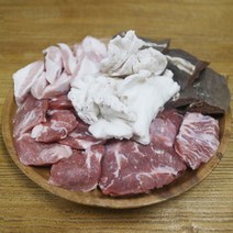 돼지 뒷고기 돈마카세 특수부위 5종 (두항정+관자살+뽈살+도래창+지라) 1.2kg