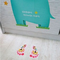 하busyy야광발바닥스티커 팬시 다용도 거실 놀이방꾸미기 아기방꾸미기 아이 도인테리어♥hopewe, ♥hopewe짝꿍기린F-166