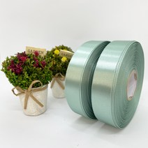 포장 리본 끈 제이제이리본 고밀도주자 45M 2롤 76칼라 (3mm 5mm), 3mm, 청카키