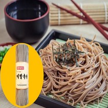 [1+1 증정] 30년 할머니 손맛 봉평 메밀국수 매밀면 메밀소바 비빔국수 막국수 소면 쯔유 메밀가루 건면 막국수면 메밀냉면 생메밀면 순메밀면 소바 100%메밀면 메밀칼국수, 1kgX6개입