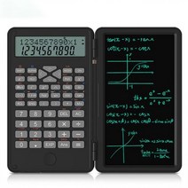 6 인치 계산기 USB LCD 쓰기 태블릿 휴대용 충전식 드로잉 보드 사무실 필기 노트북 학교 및 작업용, Func Calcu black