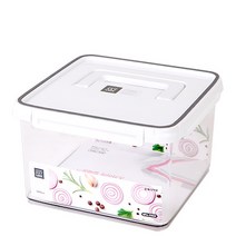 스카이락 점보 3호 5900ml 밀폐용기 김치통, 그레이