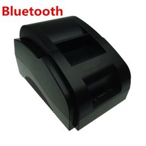 레이저각인 라벨프린터 신제품 고품질 58IIH Pos 미니 감열식 프린터 58mm 저장소 영수증 인쇄 속도 빠른, 02 Black Bluetooth_04 영국 플러그