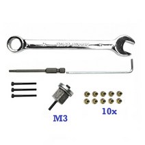 핸드 리벳 너트 건 헤드 M3 M4 M5 M6 M8 맨드릴 설치 수동 리베 터 툴 팁 팅, [01] M3