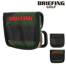 브리핑 골프 헤드 커버 퍼터 커버 말렛형 맨즈 BRG211G39 BRIEFING 센터 ​​샤프트 헤드 커버 발수 MALLET CS PUTTER COVER FIDLOCK-2[PO10][당일 발송]