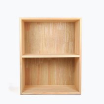 한목가구 편백나무공간박스(피톤치드향) 오픈형 2단 3단 공간박스, 2단1P