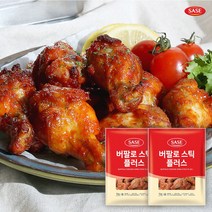 [씨기프트]사세 버팔로 윙1kg/스틱1kg 에어프라이어 안주 치킨, 버팔로 스틱 1kg + 버팔로 스틱 1kg