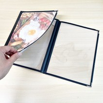 A4 테이블 메뉴북 6면, 상세페이지 참조