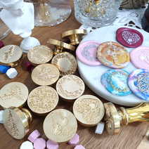 실링 스탬프 식물 시리즈 스탬프 인장 황동 도장 찍기 청첩장 생일축하카드 선물 포장 실링왁스세트 씰링헤드, zw-30