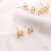 귀걸이 diy 2710# 보색진금강모저 쿼드 링 쿼드러플 귀고리 액세서리 소재 뉴타임즈 Z