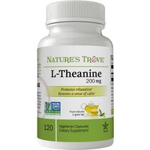 네이쳐스트로브 L-테아닌 200mg 120캡슐 L테아닌 엘테아닌 효능 고함량 대용량