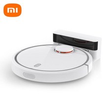 XIAOMI미지아 앱 제어 및 자동 충전 로봇 진공 청소기 바닥 가전 제품 청소, WHITE