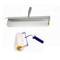 스파이크로라 250mm 500mm 750mm 스파이크 길이(11mm 21mm 31mm) 우레탄 에폭시 바닥면 방수작업 기포제거 수평레벨링, 750-31mm