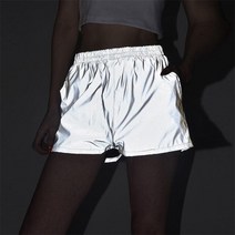 빅사이즈여성의류 편안한 출퇴근룩 스트리트웨어 여성 스웨트팬츠 플래시 반사 바지 조깅 힙합 댄스 쇼 파
