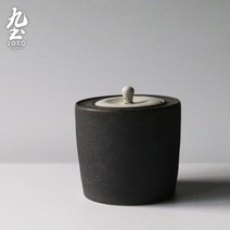 수제 석기 차 냄비 쿵푸 차 냄비 작은 차 창고 경덕진 수제 차 밀봉 냄비 세라믹, NONE, 색상 분류: 아이언 블랙 유약 쇼트