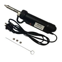 핸디형 전기 인두 납땜기 자동 용접 핸드 공구 용접기, 주석 흡입 장치 110V 전압 검정