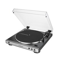 AT-LP60X 입문용 완전 자동 벨트 드라이브 턴테이블 블랙, 건메탈