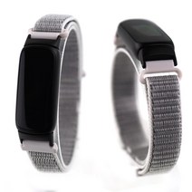 Fitbit Luxe 핏빗 럭스 벨크로 스트랩 루프 시계줄 화이트 슬림밴드, 단품, 단품