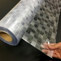 창문그리기 무점착 유리 창문 시트지 90x250cm, 사각체크90x250cm