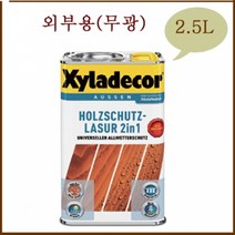 씨라데코 오일스테인 방부 방습 외부 목재보호 2.5L, 자단색