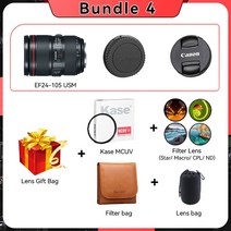 캐논 렌즈 카메라 EF24105mm F4L IS II USM DSLR SLR EOS 5D 6D Mark IV III 90D 80D 70D 60D 850D 800D 250D Rebe, 5.Canon EF - Bundle 4