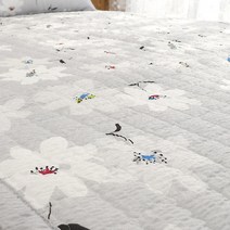 허니베딩 시원한 여름 침대패드 시어서커 패드 9종, 08.라이징-그레이